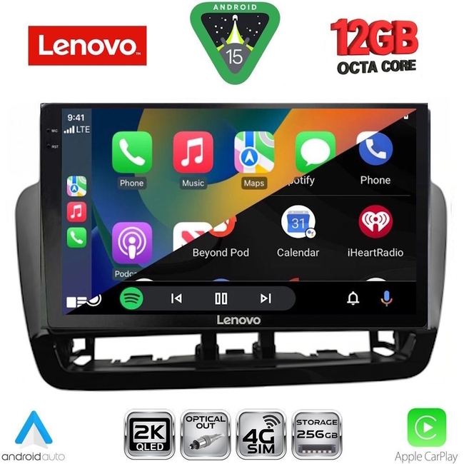 LENOVO SSZ 12572BL_CPA (9inc) MULTIMEDIA TABLET for SEAT IBIZA mod. 2012-2015