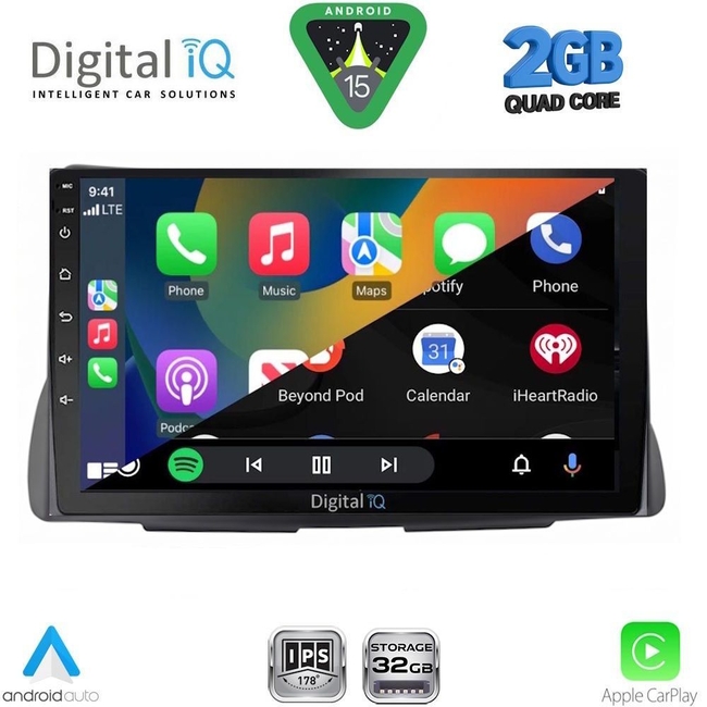 DIGITAL IQ RSD 1090_CPA (9inc)  MULTIMEDIA TABLET for CITROEN C2 mod. 2003-2009
