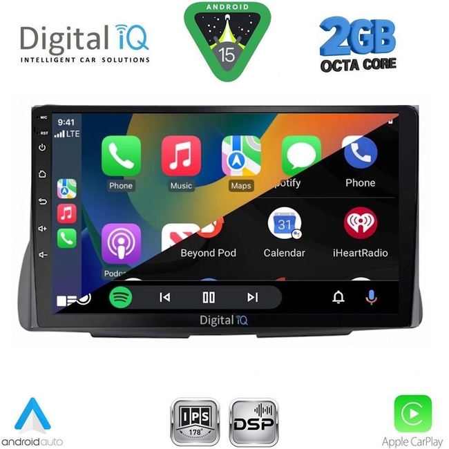 DIGITAL IQ RSF 4090_CPA (9inc) MULTIMEDIA TABLET for CITROEN C2 mod. 2003-2009