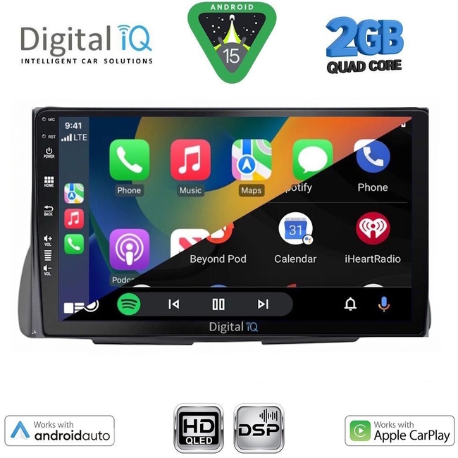 DIGITAL IQ BXC 3090_CPAA (9inc) MULTIMEDIA TABLET for CITROEN C2 mod. 2003-2009