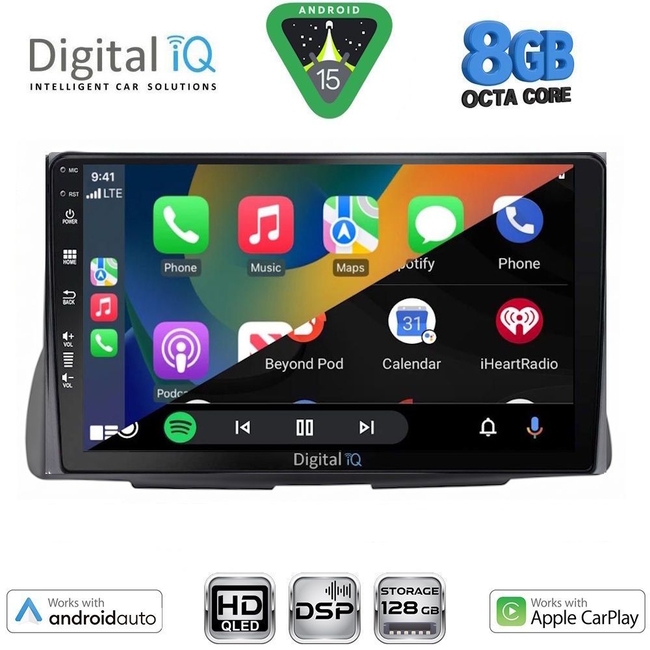 DIGITAL IQ BXF 18090_CPAA (9inc) MULTIMEDIA TABLET for CITROEN C2 mod. 2003-2009