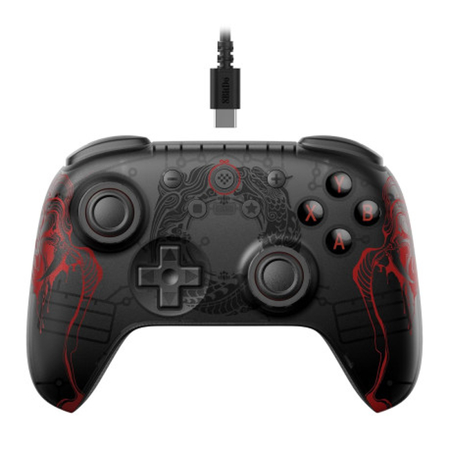 8BitDo Ultimate 2C Black Myth: Wukong Ενσύρματο χειριστήριο (RET00482) για Windows PC - Android, Hall Effect