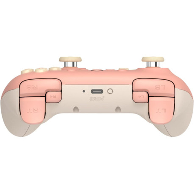 8BitDo Ultimate 2C Wireless BΤ and 2.4Ghz Pad Peach (RET00472) χειριστήριο συμβατό με PC &amp; Android με 1000 Hz Polling Rate