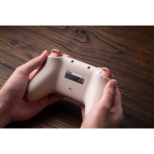 8BitDo Ultimate 2C Wireless BΤ and 2.4Ghz Pad Peach (RET00472) χειριστήριο συμβατό με PC &amp; Android με 1000 Hz Polling Rate