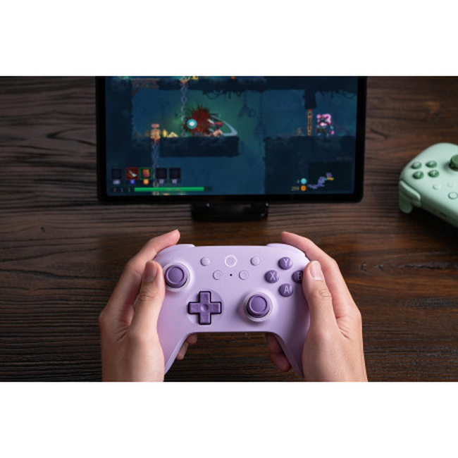 8BitDo Ultimate 2C Wireless BΤ and 2.4Ghz Pad Purple (RET00469) χειριστήριο συμβατό με PC &amp; Android με 1000 Hz Polling Rate
