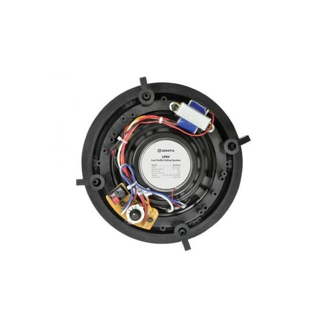 Adastra LP6V-B Χωνευτό Ηχείο Οροφής 6.5'' 50W RMS Μαύρο (Τεμάχιο)