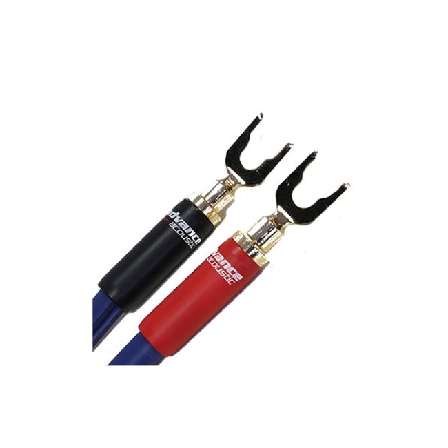 Advance Paris ACS 97 Διχάλες (Forks) για Καλώδια Ηχείων 2 red + 2 black (4 Τεμάχια)