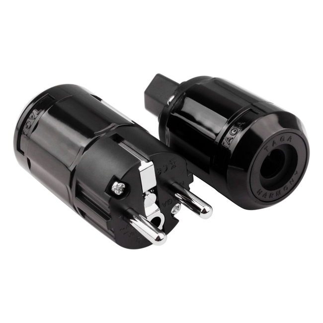 Taga Harmony ETPC-SP / ETPC-C Schuko plug and IEC connector - set