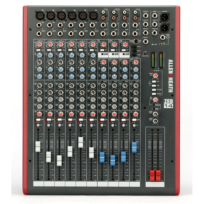 Allen & Heath  ZED-14 - 6 mic 4 stereo