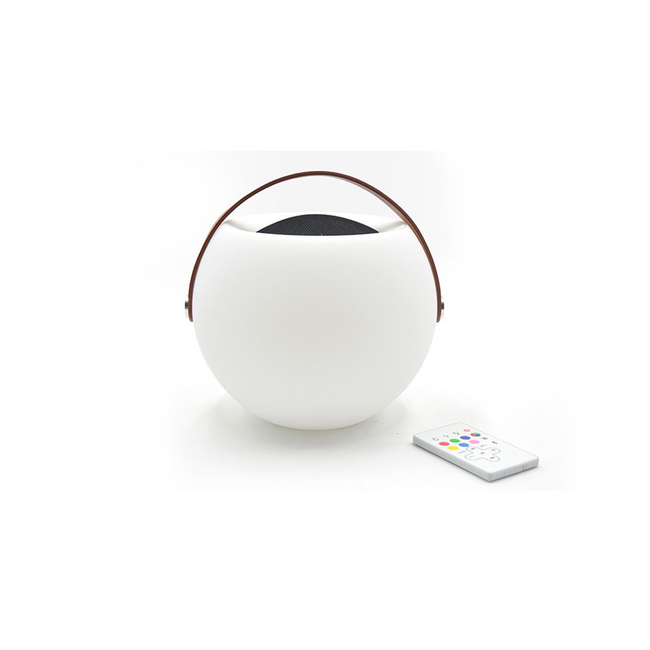 ArtSound LIGHTBALL Φορητό Ηχείο Bluetooth με φωτισμό LED και λειτουργία TWS Λευκό (Τεμάχιο)