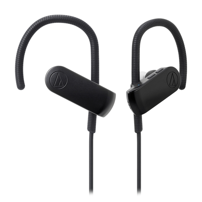 Audio Technica ATH-Sport 50BT In-ear Bluetooth Handsfree Ακουστικά (Black)