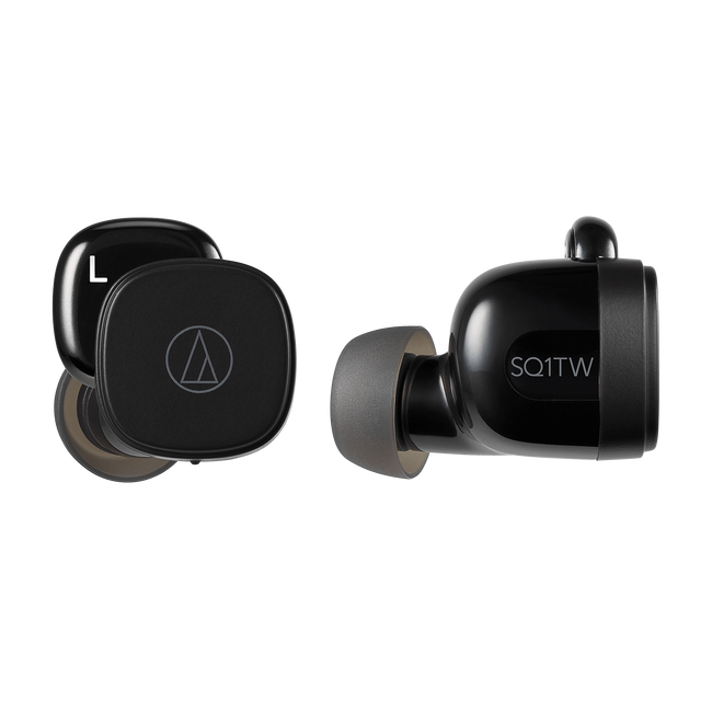 Audio Technica - ATH-SQ1TW Ασύρματα Ακουστικά / Bluetooth & NFC (Black)