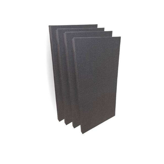 Audiodesigner RECT PANEL Coal Black Ηχοαπορροφητικά Πάνελ 120x60x5 cm / 2.88 τ.μ. (4 Τεμάχια)
