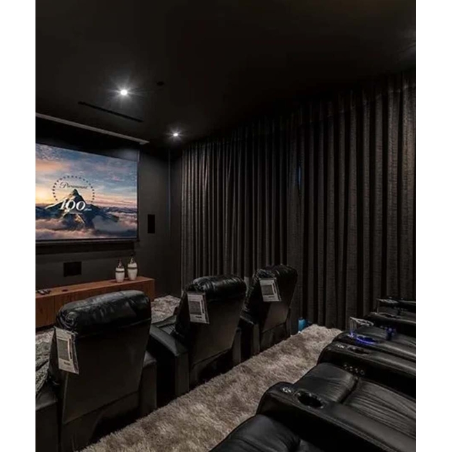 Audiodesigner Wool-Β Τσόχινη Ηχοαπορροφητική Κουρτίνα 1,40 Μαύρο (Με το μέτρο)