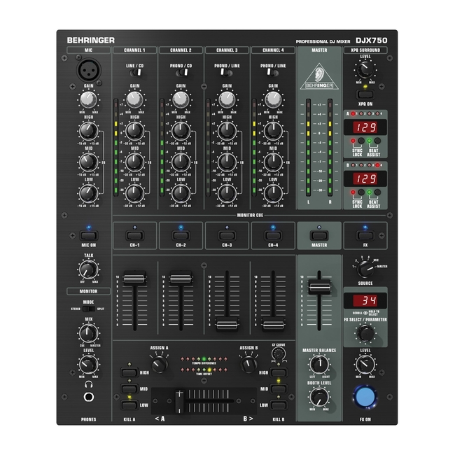 Behringer DJX750 - 4ch - fx