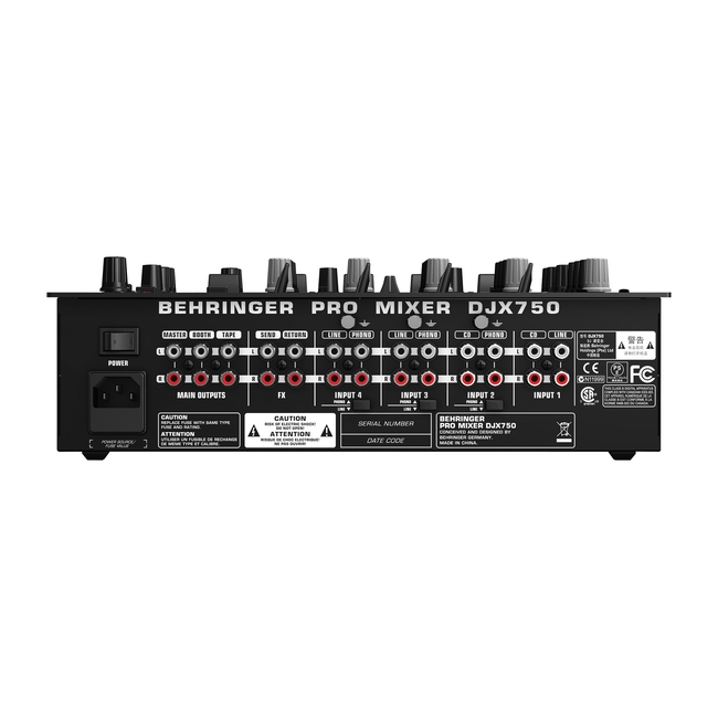 Behringer DJX750 - 4ch - fx