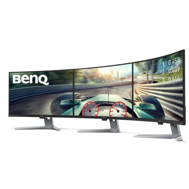 BENQ EX3203R LED PC Monitor 31.5" Quad HD Led Curved - Metallic Grey,  Zero Pixel