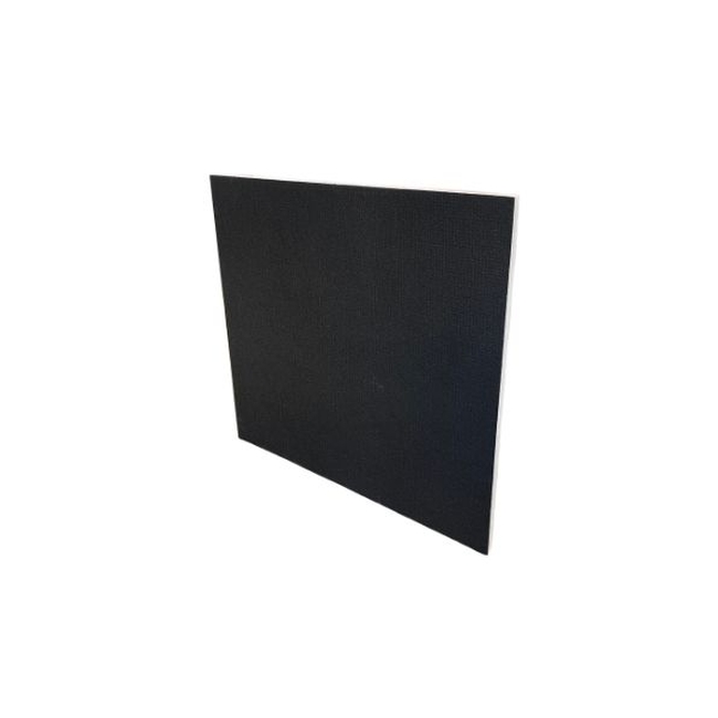 Audiodesigner Colour Ceiling Panels Black Χωνευτά Ηχοαπορροφητικά Πάνελ Οροφής 60x60x2,5 cm (6 Τεμάχια)