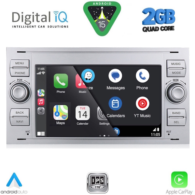 DIGITAL IQ BLD 202S_CPA (7" DECK) MULTIMEDIA for FORD mod. 2004-2008