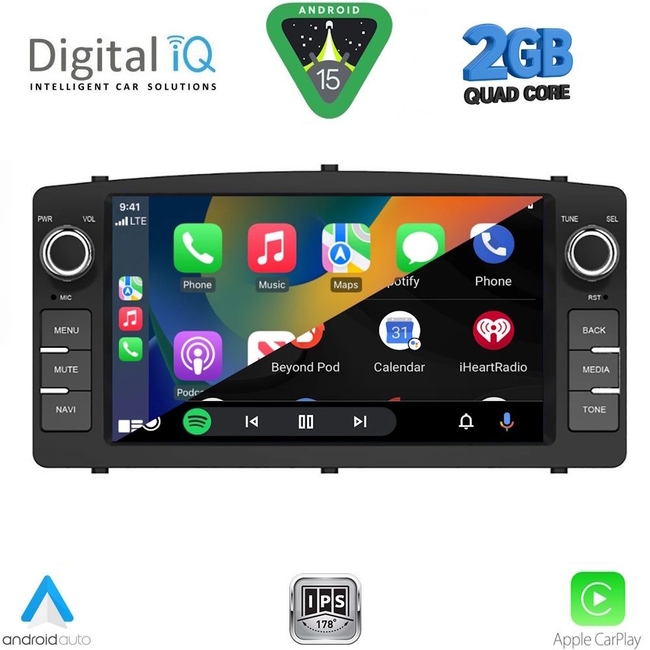 DIGITAL IQ BLD 210_CPA (7" DECK) MULTIMEDIA OEM for TOYOTA COROLLA mod. 2000-2006