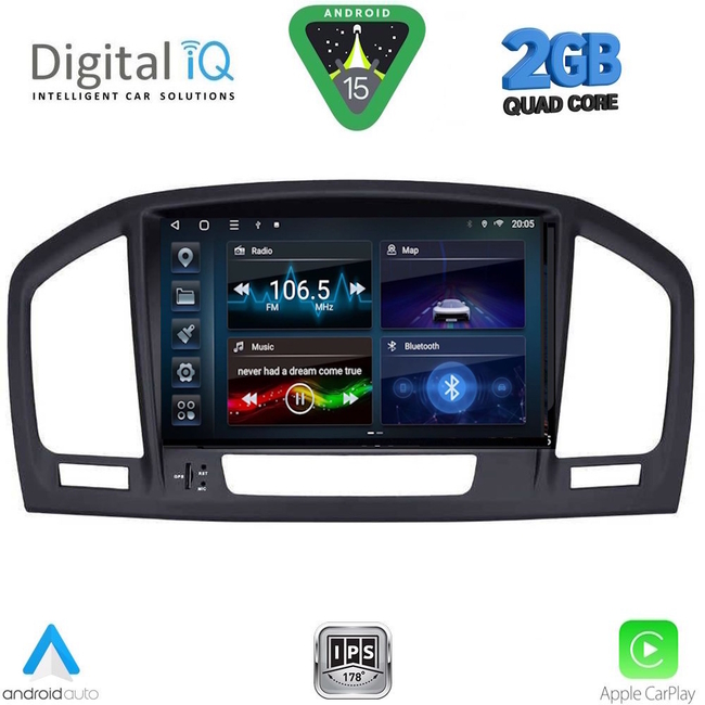 DIGITAL IQ BLD 272_CPA (7" DECK) MULTIMEDIA SYSTEM for OPEL ASTRA J mod. 2011-2016