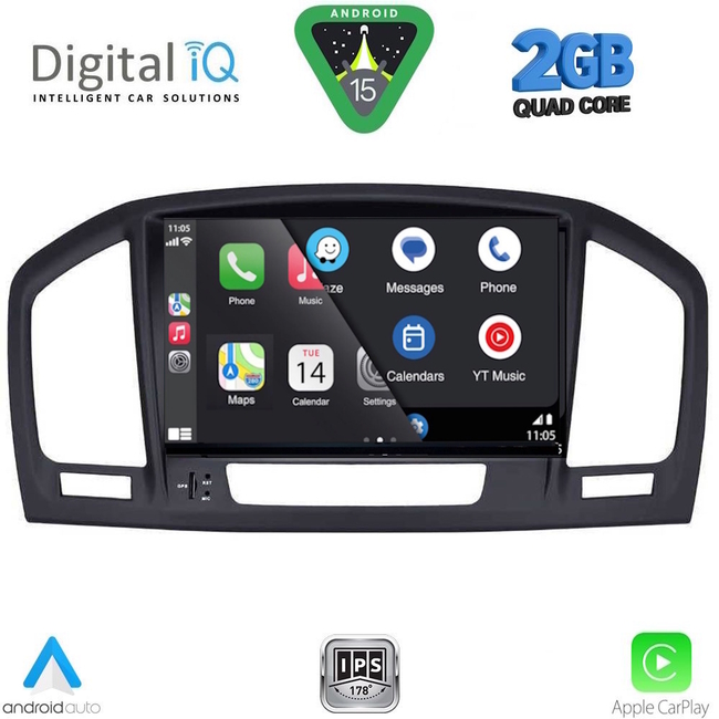 DIGITAL IQ BLD 272_CPA (7" DECK) MULTIMEDIA SYSTEM for OPEL ASTRA J mod. 2011-2016