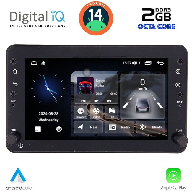 DIGITAL IQ BLF 359_CPA (7" DECK) MULTIMEDIA SYSTEM for ALFA ROMEO 159 – SPIDER – BRERA mod. 2004-2012