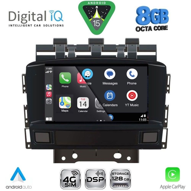 DIGITAL IQ BLM 772_CPA (7" DECK) MULTIMEDIA OEM for OPEL ASTRA J mod. 2010-2016