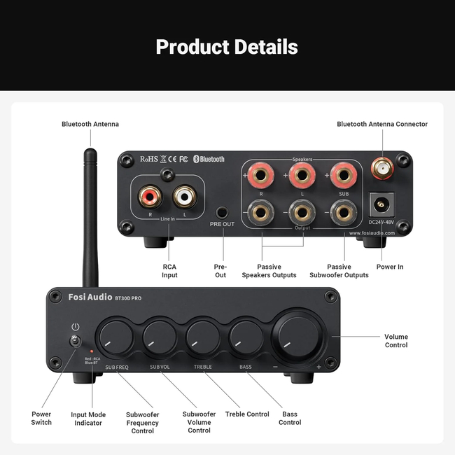 FOSI AUDIO BT30D PRO