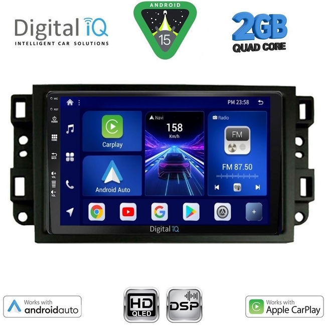 DIGITAL IQ BXC 3070_CPAA (10inc) MULTIMEDIA TABLET for CHEVROLET ALL mod. 2004-2011