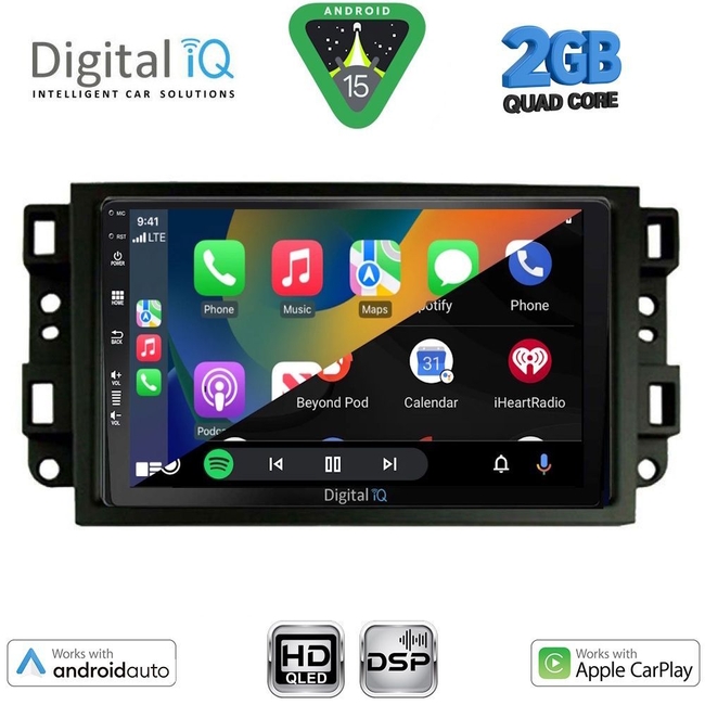 DIGITAL IQ BXC 3070_CPAA (10inc) MULTIMEDIA TABLET for CHEVROLET ALL mod. 2004-2011