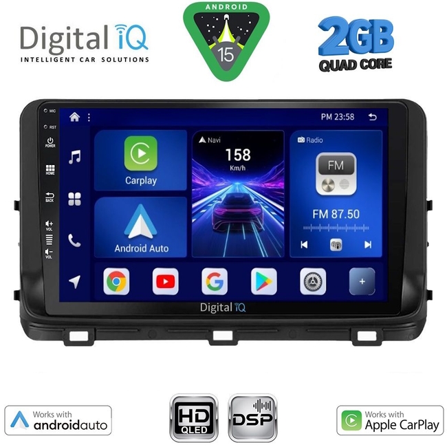 DIGITAL IQ BXC 3303_CPAA (10inc) MULTIMEDIA TABLET for KIA CEED - XCEED mod. 2018-2022