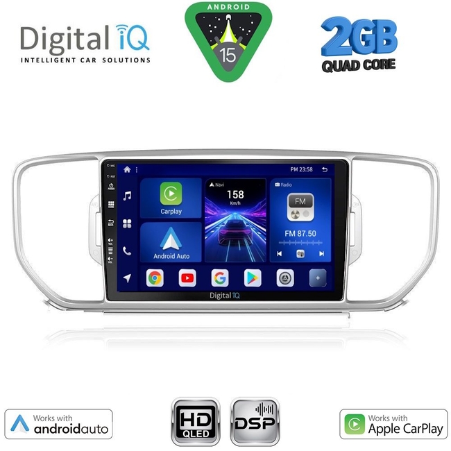 DIGITAL IQ BXC 3326_CPAA (9inc) MULTIMEDIA TABLET for KIA SPORTAGE mod. 2015-2018