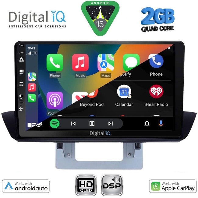 DIGITAL IQ BXC 3364_CPAA DASH (9inc) MULTIMEDIA TABLET for MAZDA BT50 mod. 2012-2019