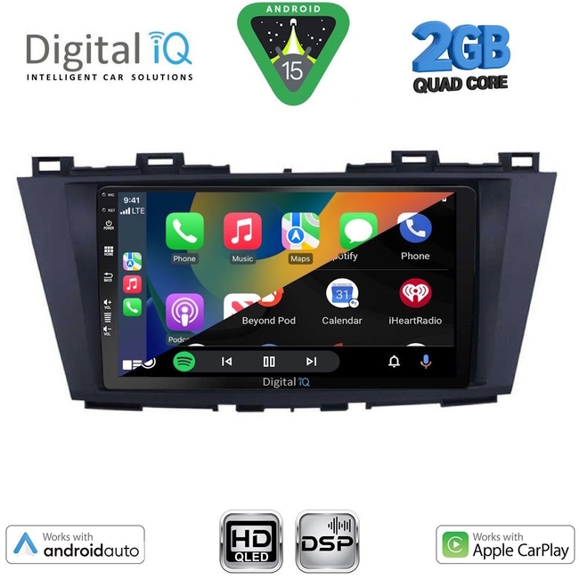DIGITAL IQ BXC 3371_CPAA (9inc) MULTIMEDIA TABLET for MAZDA 5 mod. 2011-2020
