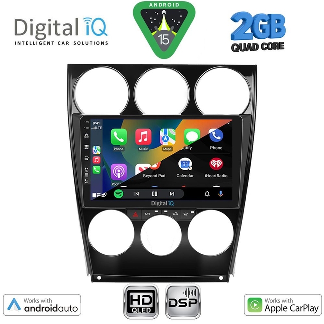 DIGITAL IQ BXC 3375_CPAA (9inc) MULTIMEDIA TABLET for MAZDA 6 (FACELIFT) mod. 2005-2008