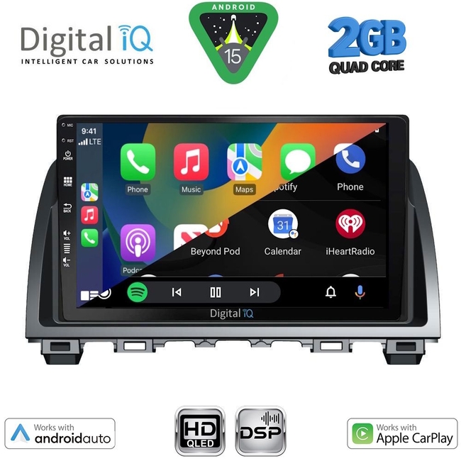 DIGITAL IQ BXC 3378_CPAA (9inc) MULTIMEDIA TABLET for MAZDA 6 mod. 2012-2017