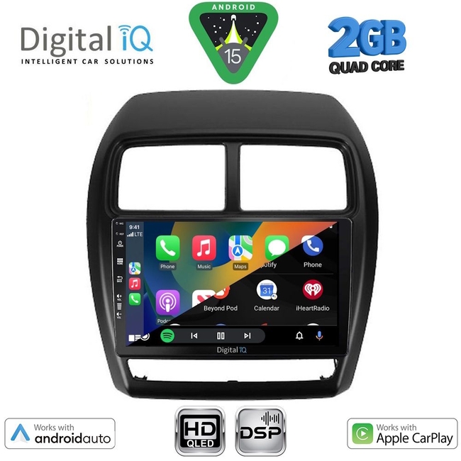 DIGITAL IQ BXC 3431_CPAA (9inc) MULTIMEDIA TABLET for MITSUBISHI ASX mod. 2020-2023
