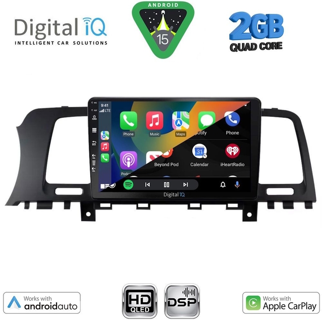 DIGITAL IQ BXC 3462_CPAA (9inc) MULTIMEDIA TABLET for NISSAN MURANO mod. 2007-2014