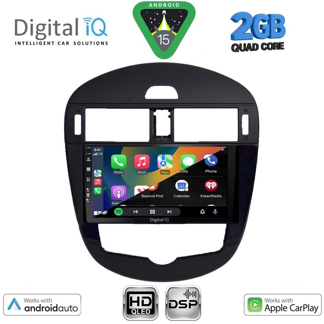 DIGITAL IQ BXC 3470_CPAA CLIMA (9inc) MULTIMEDIA TABLET for NISSAN PULSAR mod. 2014-2020