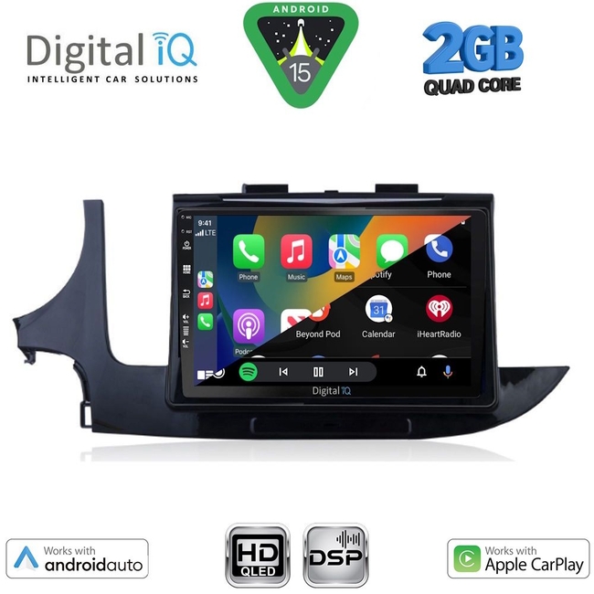 DIGITAL IQ BXC 3497_CPAA (9inc) MULTIMEDIA TABLET for OPEL MOKKA mod. 2016-2021