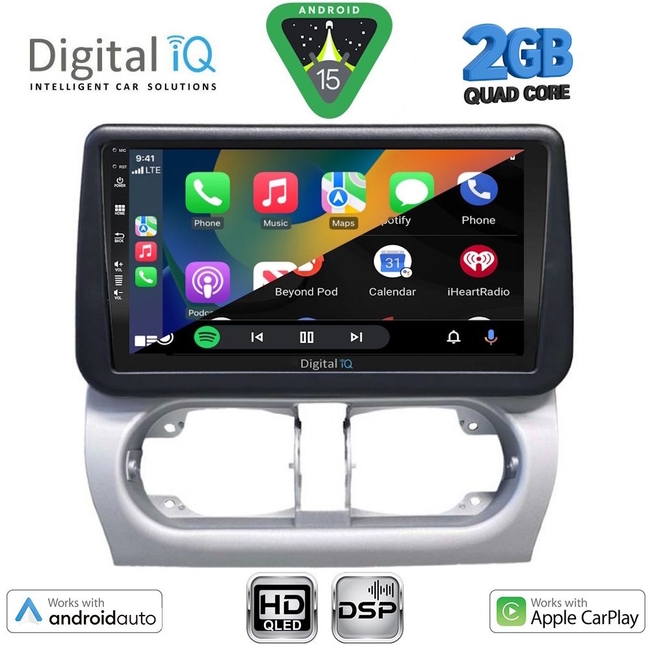DIGITAL IQ BXC 3500_CPAA (9inc) MULTIMEDIA TABLET for OPEL CORSA C mod 2000-2006 - TIGRA mod. 2004-2009
