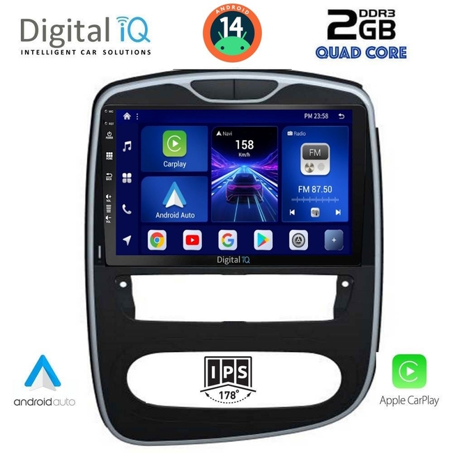 DIGITAL IQ BXC 3545_CPAA (10inc) MULTIMEDIA TABLET for RENAULT CLIO mod. 2016-2019