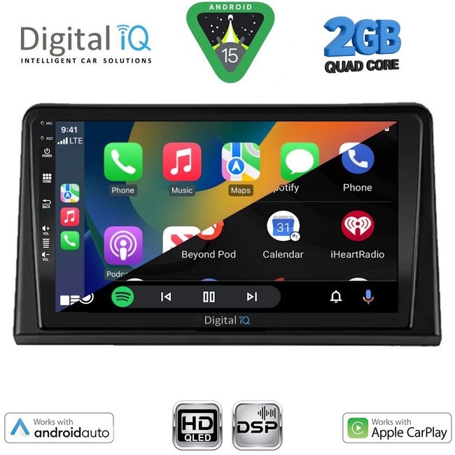 DIGITAL IQ BXC 3548_CPAA (9inc) MULTIMEDIA TABLET for RENAULT EXPRESS mod. 2020-2026