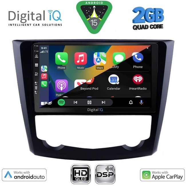 DIGITAL IQ BXC 3549_CPAA (9inc) MULTIMEDIA TABLET for RENAULT KADJAR mod. 2015-2022