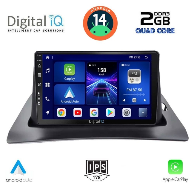 DIGITAL IQ BXC 3550_CPAA (9inc) MULTIMEDIA TABLET for RENAULT KANGOO mod. 2010&gt;