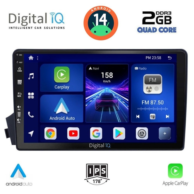 DIGITAL IQ BXC 3650_CPAA (9inc) MULTIMEDIA TABLET SSANGYANG AKTYON – KYRON mod. 2006-2015