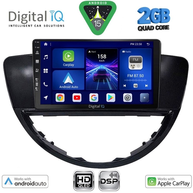 DIGITAL IQ BXC 3660_CPAA (9inc) MULTIMEDIA TABLET for SUBARU TRIBECA mod. 2007-2014