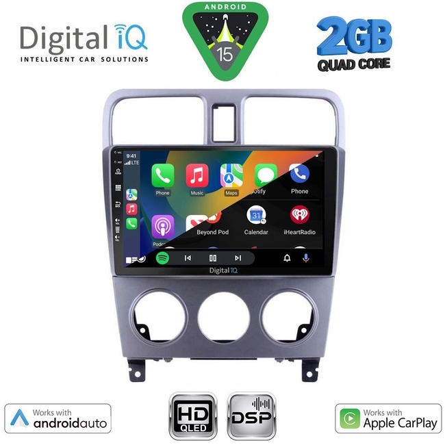 DIGITAL IQ BXC 3661_CPAA (9inc) MULTIMEDIA TABLET for SUBARU FORESTER  mod. 2002-2008