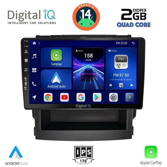 DIGITAL IQ BXC 3664_CPAA (9inc) MULTIMEDIA TABLET for SUBARU FORESTER – IMPREZA mod. 2019&gt;